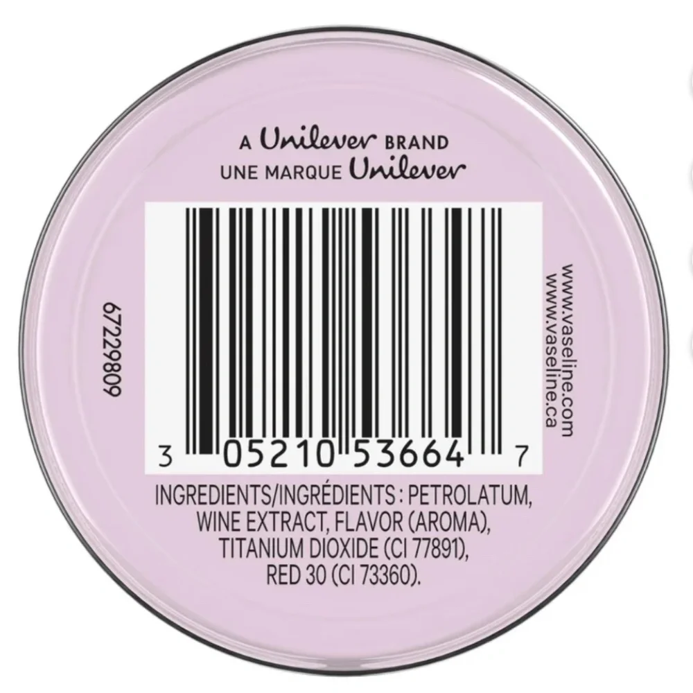 LIMITED EDITION Vaseline Lip Therapy Pink Bubbly – 0.6 oz Tin